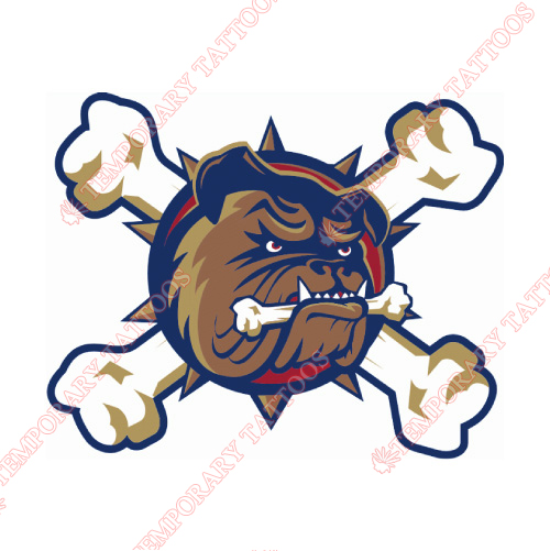 Hamilton Bulldogs Customize Temporary Tattoos Stickers NO.9033